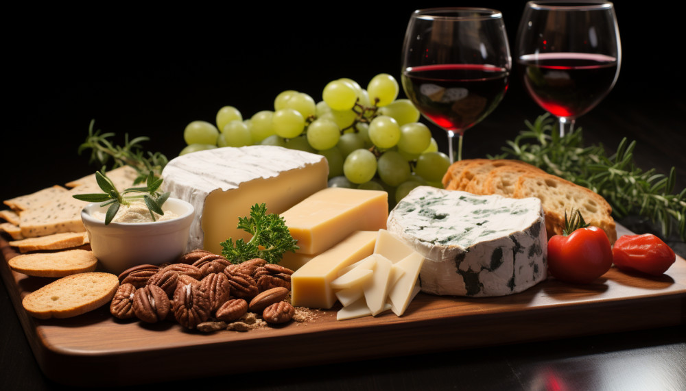 Les bases de la préparation d'un plateau de fromages et vins